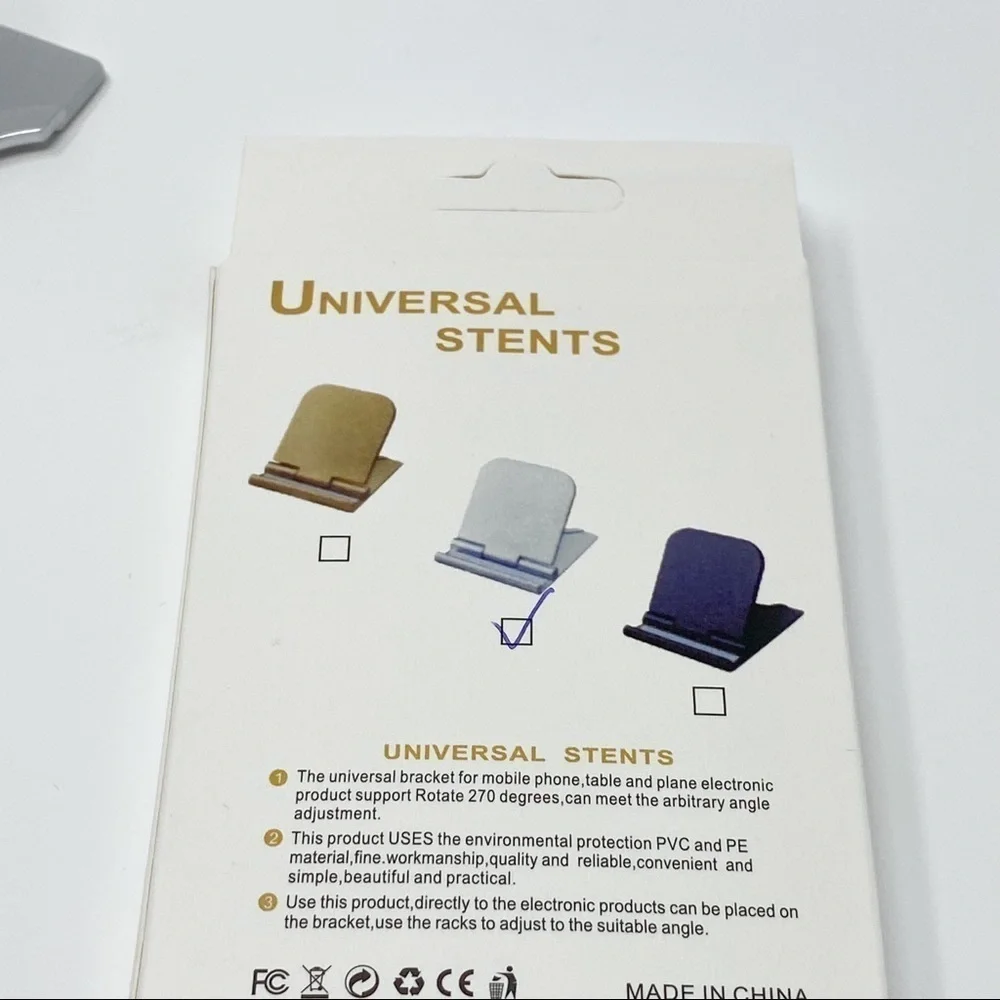 Cell Phone Stand - Silver